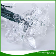 Guirlandes LED Guirlandes LED Guirlandes 50 LED Coloré Papillon De Mariage Événement Party Décoration De Jardin Lampes Luce Solare